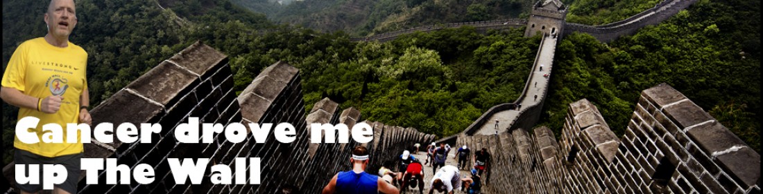 Cancer drove me up The Great Wall of China